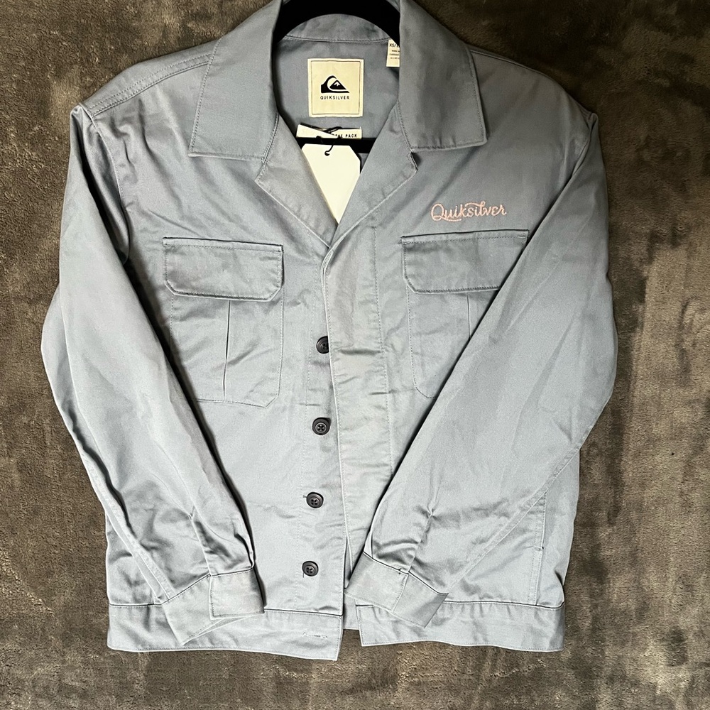 Quiksilver Grey Button down